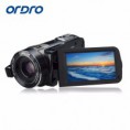 Ordro 24MP fotoaparát videokamery HD 1080p 30 snímků za sekundu 10x optický zoom 3,0 "Otočení dotykového displeje (16: 9) detekce obličeje HDV-Z80